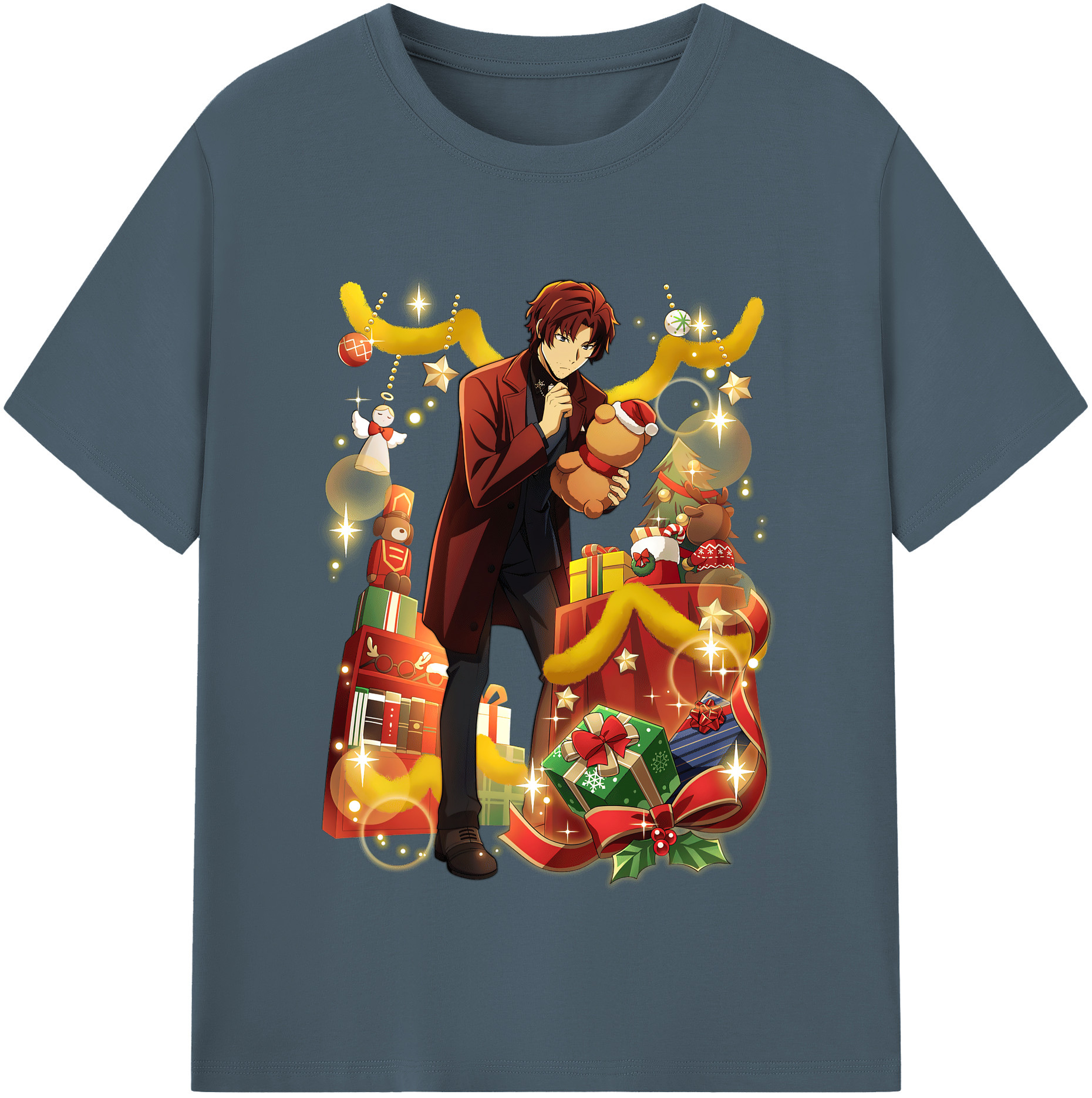 文豪ストレイドッグス Bungo Stray Dogs 綿100％半袖Tシャツ（フロントプリント）